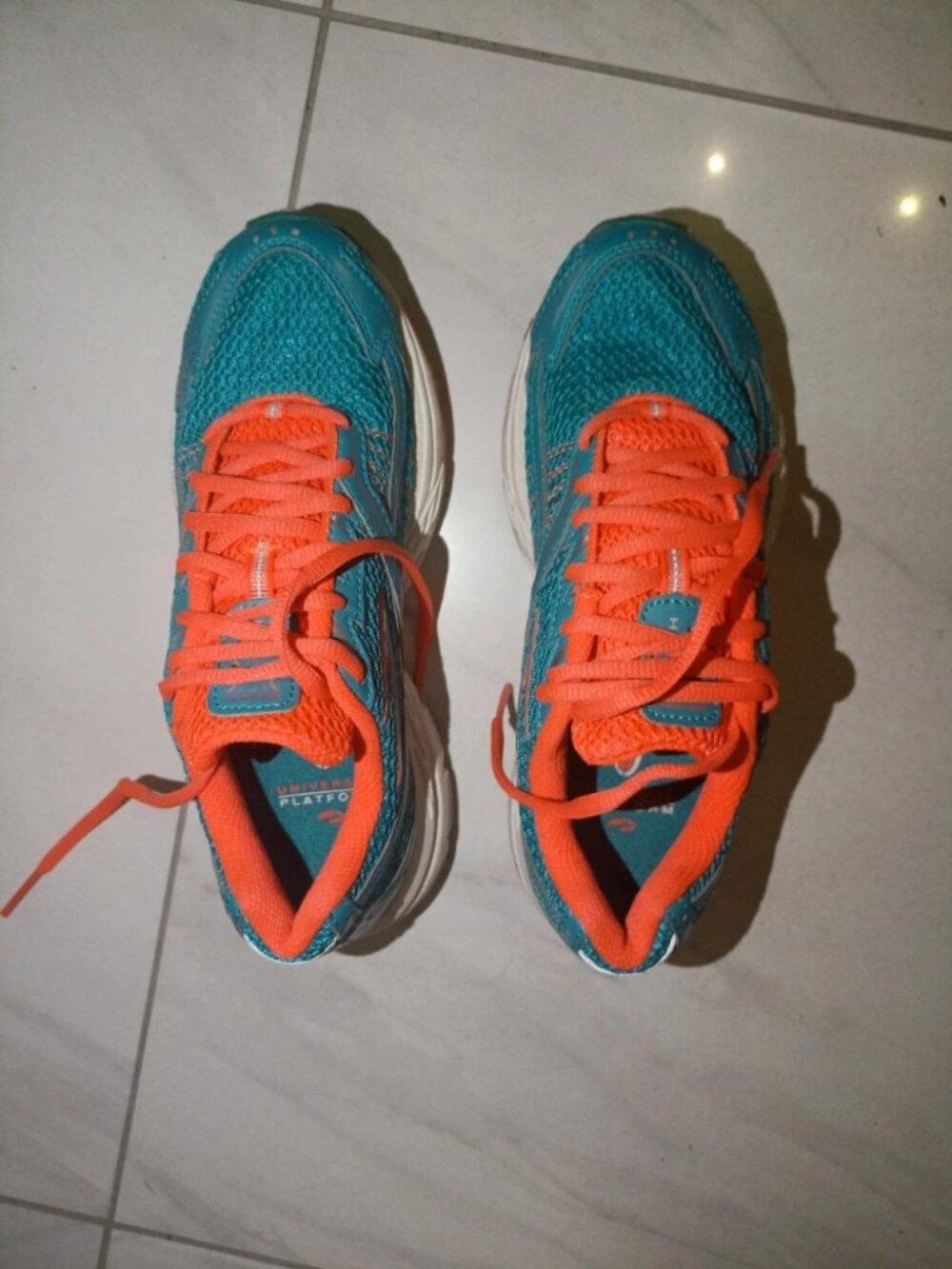 Lightweight Running Shoes Blue/Coral